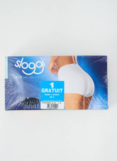 Chilot cu talie înaltă negru SLOGGI femeie