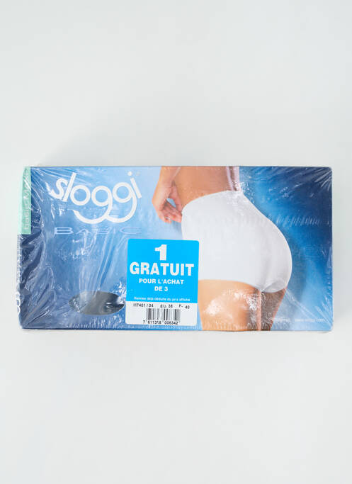 Chilot cu talie înaltă alb SLOGGI femeie