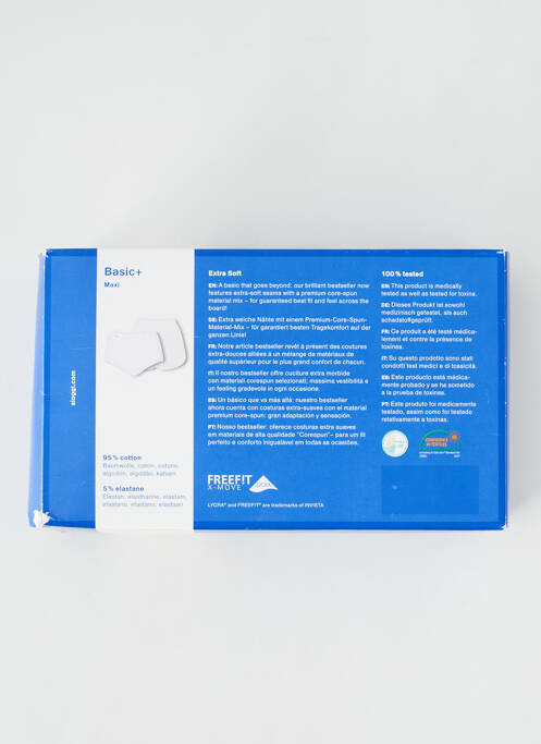 Chilot cu talie înaltă alb SLOGGI femeie