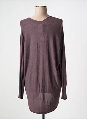 Pulover tunică elasticitate mâneci lungi violet LA FEE MARABOUTEE femeie