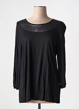 Top țesătură jersey mâneci lungi negru KATMAI femeie