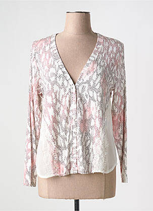 Vestă cu mâneci lungi roz DANEVA femeie