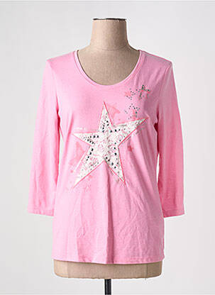 Tricou mâneci 3/4 mâneci 3/4 roz BETTY BARCLAY femeie