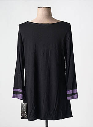 Tricou mâneci 3/4 mâneci 3/4 negru ONE O ONE femeie