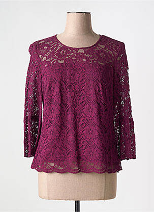 Top elasticitate mâneci 3/4 violet GERRY WEBER femeie