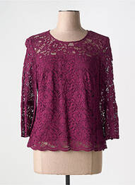 Top elasticitate mâneci 3/4 violet GERRY WEBER femme