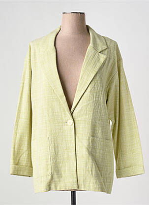 Sacou buzunare verde MUS & BOMBON femeie