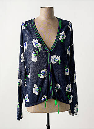 Vestă cu mâneci lungi albastru OUI femeie