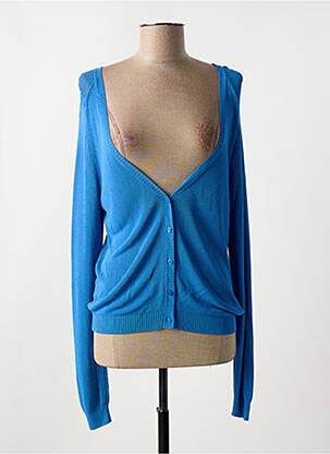 Vestă cu mâneci lungi albastru COP COPINE femeie