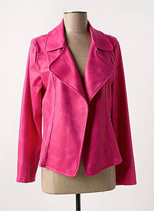 Jachete casual guler tip costum roz SIGNE NATURE femeie