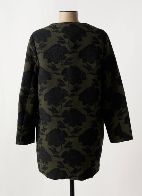 Palton lung verde LA FEE MARABOUTEE femeie