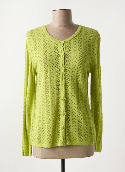 Vestă cu mâneci lungi verde DANEVA femeie