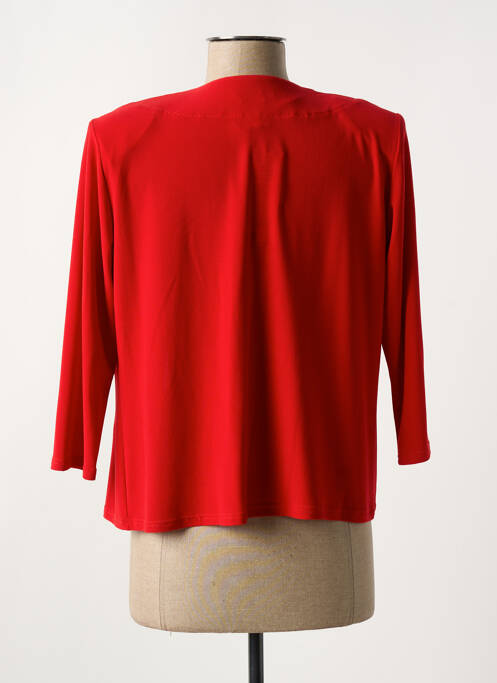 Vestă cu mâneci lungi roșu GEVANA femeie