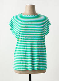 Tricou serigrafie mâneci scurte verde BETTY BARCLAY femeie