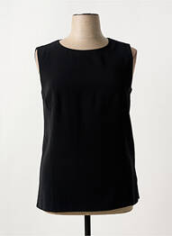 Top elasticitate fără mâneci negru HUCKE WOMAN femme