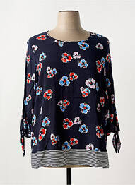Bluză imprimeu floral mâneci 3/4 albastru GERRY WEBER femme