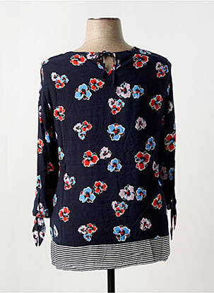 Bluză țesătură poplin mâneci 3/4 albastru GERRY WEBER femeie
