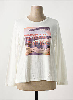 Tricou mâneci lungi mâneci lungi bej S.OLIVER femeie