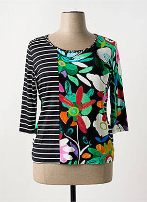 Tricou mâneci 3/4 mâneci 3/4 negru OLIVIER PHILIPS femeie