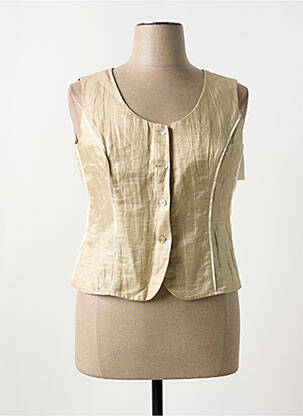 Vestă fără mâneci auriu PLAIT-IL ? femeie