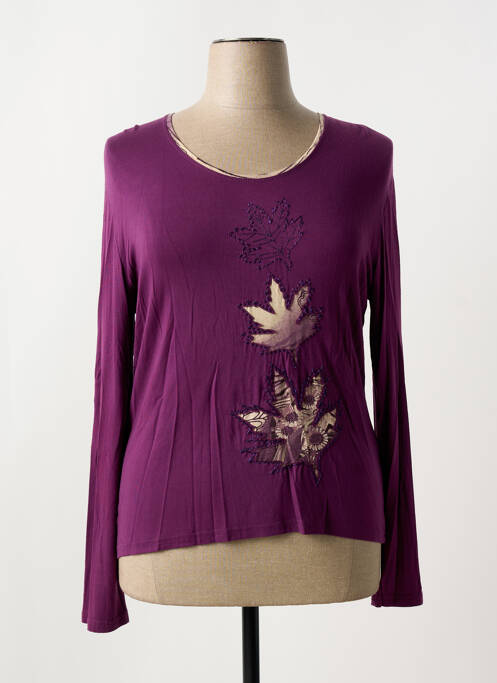 Tricou violet PRUNELLE femeie