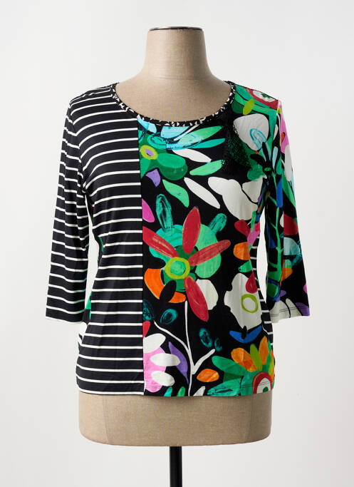 Tricou mâneci 3/4 mâneci 3/4 negru OLIVIER PHILIPS femme