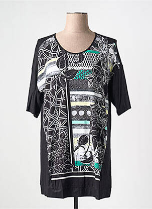 Tunică mâneci scurte guler rotund negru GERRY WEBER femeie