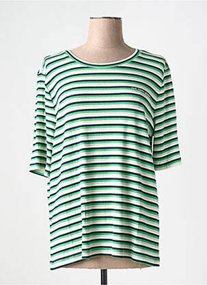 Tricou elasticitate mâneci scurte verde S.OLIVER femeie