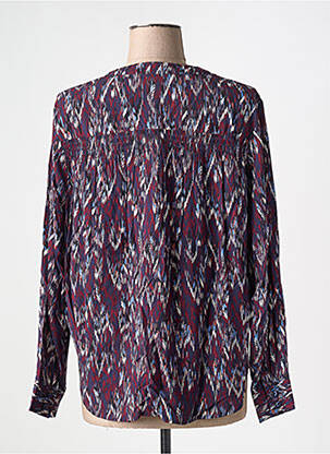 Bluză țesătură poplin mâneci lungi violet S.OLIVER femeie