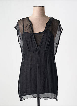 Top negru LAUREN VIDAL femeie