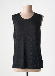 Top elasticitate fără mâneci negru HUCKE WOMAN femme