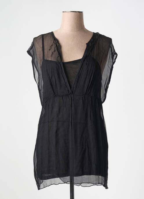 Top negru LAUREN VIDAL femeie