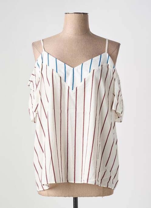 Top alb COP COPINE femeie