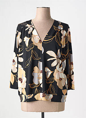 Bluză imprimeu floral mâneci 3/4 negru BETTY BARCLAY femeie