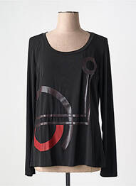 Tricou mâneci lungi mâneci lungi negru EDAS femme