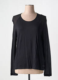 Tricou mâneci lungi mâneci lungi negru KATMAI femme