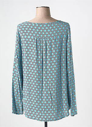 Bluză țesătură poplin mâneci lungi albastru BETTY BARCLAY femeie