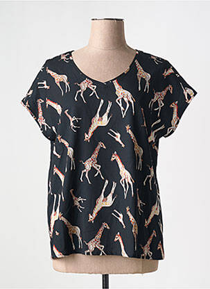 Top negru SIGNE NATURE femeie