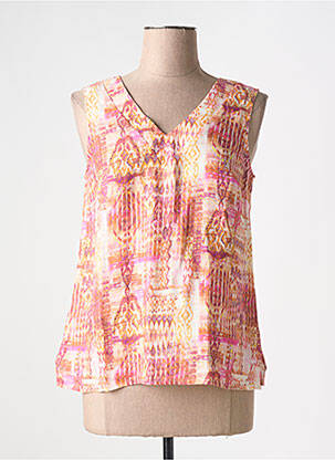 Top portocaliu SIGNE NATURE femeie