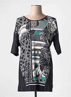 Tunică mâneci scurte țesătură jersey negru GERRY WEBER femeie
