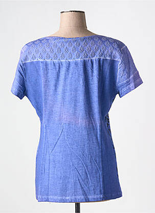 Tricou elasticitate mâneci scurte violet ANGELS NEVER DIE femeie