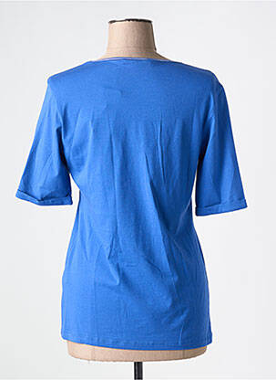 Tricou guler în v mâneci scurte albastru BETTY BARCLAY femeie