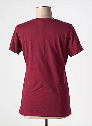 Tricou serigrafie cu strasuri mâneci scurte roșu LUI JO femeie