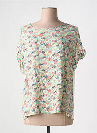 Top elasticitate mâneci scurte bej S.OLIVER femme