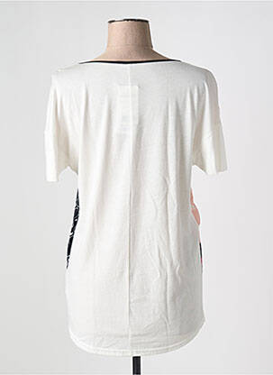 Tricou imprimeu fantezie mâneci scurte bej GERRY WEBER femeie