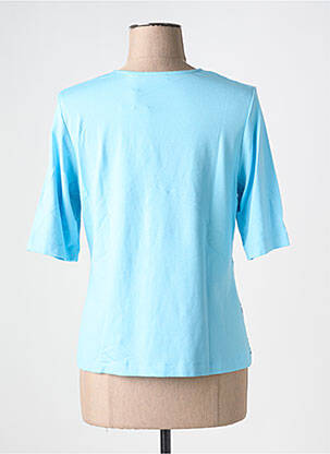 Tricou guler în v mâneci scurte albastru RABE femeie