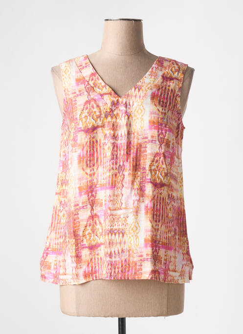 Top portocaliu SIGNE NATURE femeie