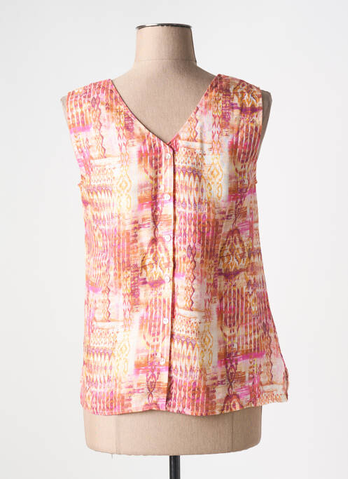 Top portocaliu SIGNE NATURE femeie