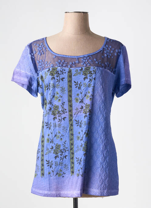 Tricou violet ANGELS NEVER DIE femeie