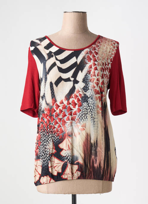 Tricou mâneci trei sferturi mâneci scurte roșu GERRY WEBER femme